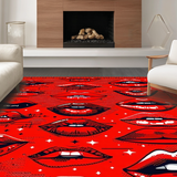 Chic Modern Lip Motif(Red)