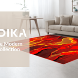 Dynamic Volcano Inspired Artwork(Red)