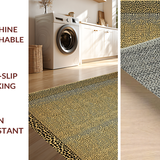 Ultra Soft Area Rug, Non Slip, Stain Resistant, Washable Area Rugs for Living Room, Bedroom, Dynamic Animal Print Visual Charm(Beige)