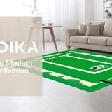 Lively Nature Inspired Bath Mat(Green)