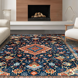 Luxurious Abstract Colorful Motif(Blue)