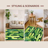 Contemporary Cactus Artful Display(Green)