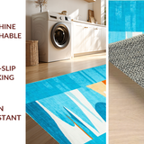 Trendy Bright Blue Beach Theme(Blue)