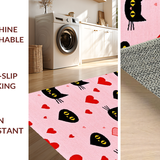 Contemporary Heartfelt Cat Design(Pink)