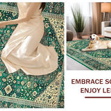 Luxurious Vibrant Floral Design(Green)