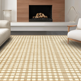 Ultra Soft Area Rug, Non Slip, Stain Resistant, Washable Area Rugs for Living Room, Bedroom, Rustic Warm Beige Decorative Pattern(Beige)