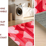 Luxurious Plush Heart Decoration(Red)