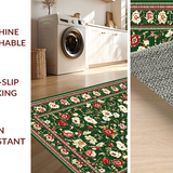 Sophisticated Geometric Floral Fusion(Green)