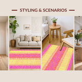 Modern Colorful Lattice Arrangement(Yellow)