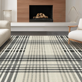 Chic Modern Geometric Contrast(Beige)