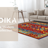 Chic Vibrant Patchwork Delight(Red)