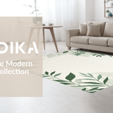 Fresh Contemporary Leaf Composition(Beige)