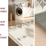 Ultra Soft Area Rug, Non Slip, Stain Resistant, Washable Area Rugs for Living Room, Bedroom, Sophisticated Muted Animal Print(Beige)