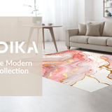 Stylish Colorful Marble Effect(Pink)