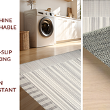 Contemporary Cozy Striped Design(Gray)