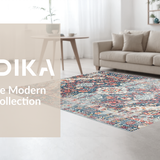 Cozy Tiled Earth Tone Design(Blue)