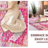 Artful Vintage Floral Fusion(Pink)