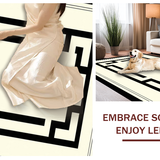 Sophisticated Classic Greek Key Motif(Beige)