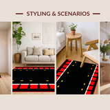 Contemporary Bold Track Motif(Red)