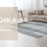 Ultra Soft Area Rug, Non Slip, Stain Resistant, Washable Area Rugs for Living Room, Bedroom, Modern Artistic Tiled Pattern(Gray)