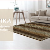 Ultra Soft Area Rug, Non Slip, Stain Resistant, Washable Area Rugs for Living Room, Bedroom, Eclectic Multicolor Animal Print(Brown)