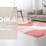 Ultra Soft Area Rug, Non Slip, Stain Resistant, Washable Area Rugs for Living Room, Bedroom, Inviting Plush Colorful Design(Beige)