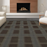 Minimalist Fuzzy Patterned Elegance(Brown)