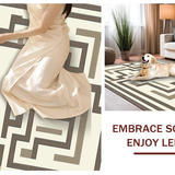 Cozy Neutral Toned Medallion Style(Beige)