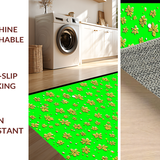 Charming Seasonal Shamrock Motif(Green)