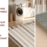 Artful Modern Checked Composition(Beige)