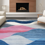 Lively Contemporary Symmetrical Art(Blue)