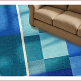 Ultra Soft Area Rug, Non Slip, Stain Resistant, Washable Area Rugs for Living Room, Bedroom, Plush Pink Tibetan Tiger Meditation Rug(Blue)