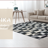 Elegant Graphic Lattice Arrangement(Black)