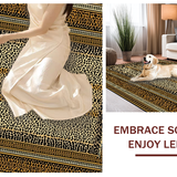 Ultra Soft Area Rug, Non Slip, Stain Resistant, Washable Area Rugs for Living Room, Bedroom, Elegant Animal Print Aesthetic(Beige)
