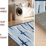Vibrant Square Shape Decorative(Blue)