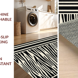 Bold Luxe Velvet Zebra(Black)