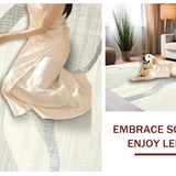 Artistic Shag with Unique Silhouettes(Beige)