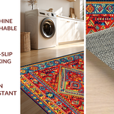 Bold Multicolored Woven Design(Red)