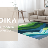 Contemporary Colorful Symmetrical Elements(Green)