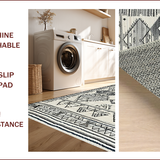 Elegant Geometric Ivory Tones(White)