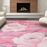 Contemporary Gray Diamond Design(Pink)