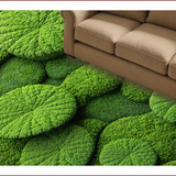 Ultra Soft Area Rug, Non Slip, Stain Resistant, Washable Area Rugs for Living Room, Bedroom, 3D Moss Playroom Pet-Friendly Ultra Soft Floor Mat(Green)