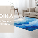 Cloudy Abstract Blue Aesthetic(Blue)