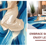 Chic Oceanic Swirl Design(Blue)