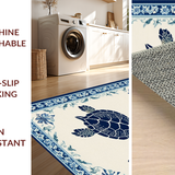 Coastal Blue Turtles Aesthetic(Beige)