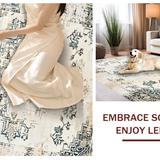 Transitional Taupe Abstract Design(Beige)