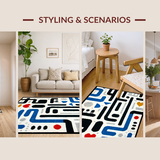 Contemporary Irregular Shape Decor(Blue)