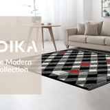 Elegant Striped Patterned Composition(Black)