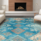 Transitional Distressed Diamond Style(Blue)