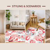 Chic Abstract Flamingo Aesthetic(Pink)